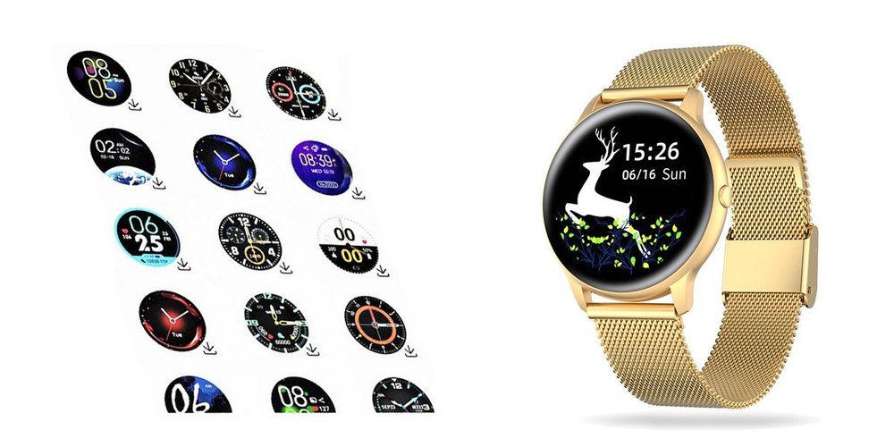 damski smartwatch g.rossi sw015-5 złoty