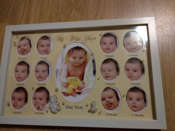 Фоторамка мой первый годик