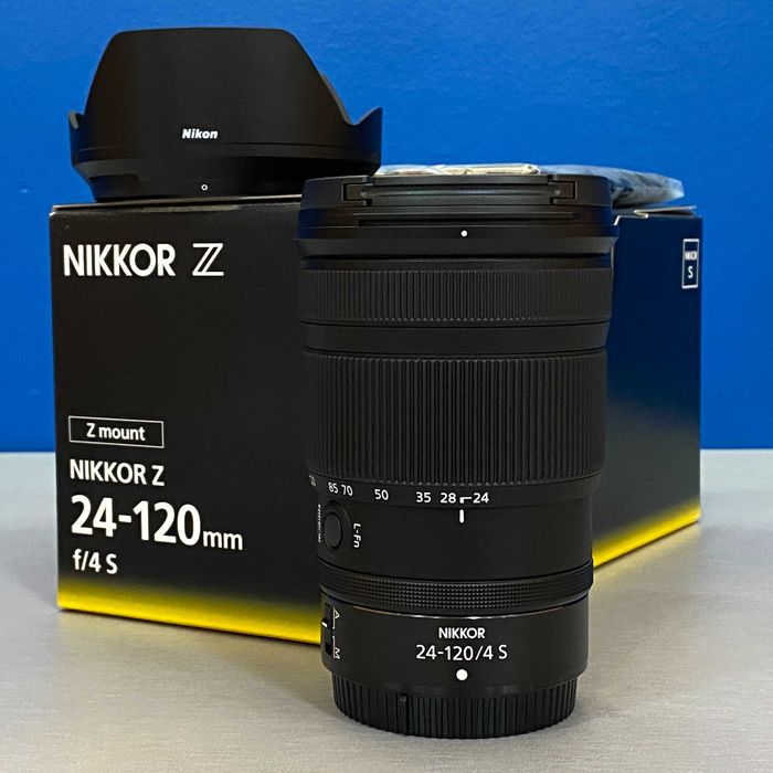 Nikon Nikkor Z 24-120mm f/4 S | NOVA | 3 ANOS DE GARANTIA
