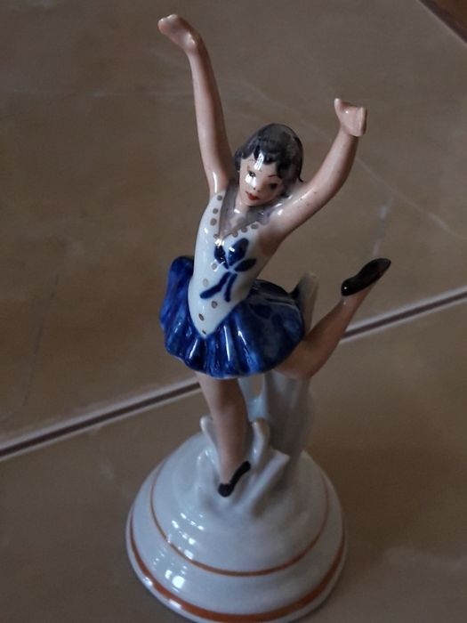 Porcelanowa baletnica w stylu art deco - Zygmunt Buksowicz