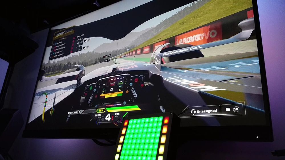 Indicador de mudanças/bandeiras/rotação Simracing