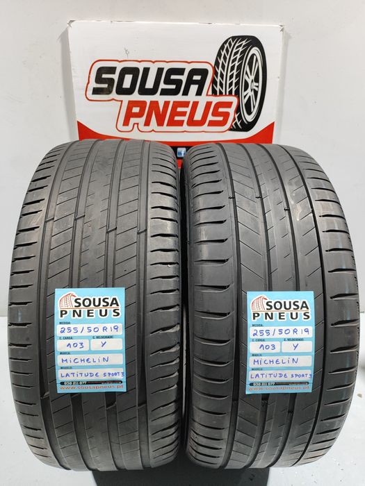 2 pneus semi novos 255-50R19 Michelin - Oferta dos Portes