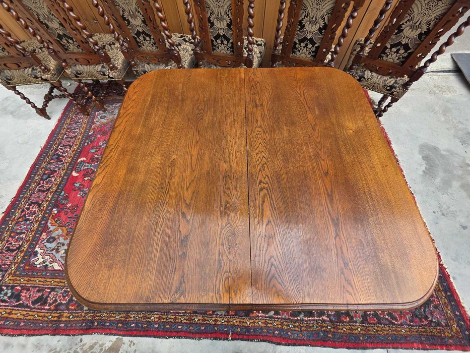 Rozkładany stół dębowy 110–205 cm #2315 Stylowy Węgrów
