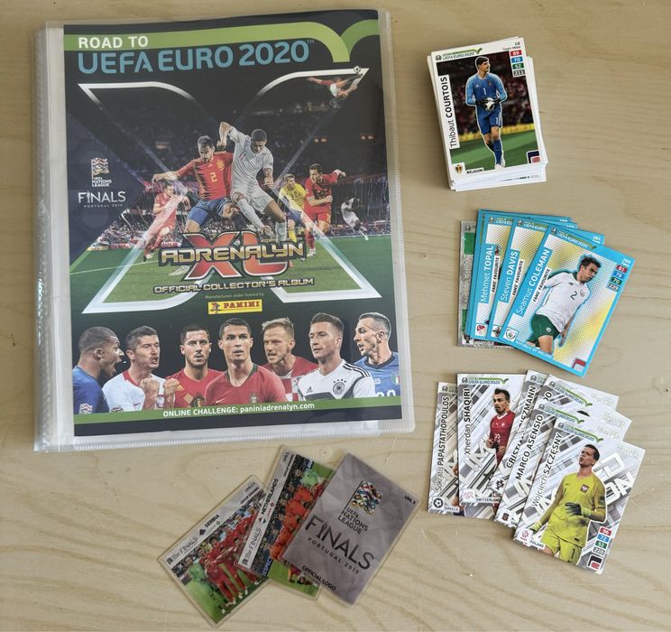 Coleção UEFA EURO 2020-PANINI Adrenalyn XL (preço na descrição)