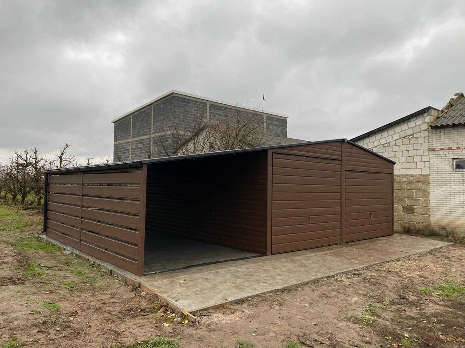 Garaże Blaszane Domki Ogrodowe Wiaty Śmietnikowe
