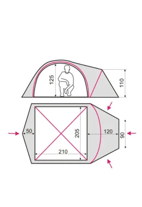 Палатка Terra incognita Zeta 2 Zeta 3 Zeta 4