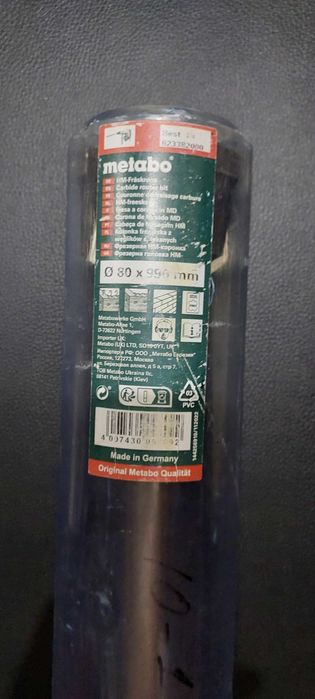 Проломний (шнековий) бур Metabo 80x990 мм.