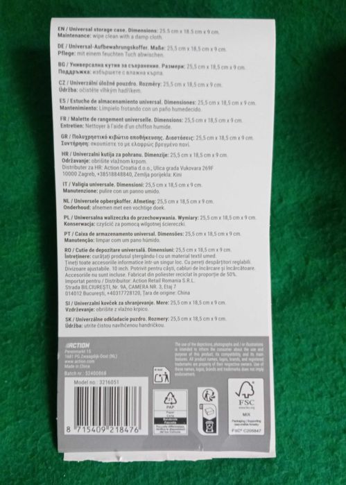 uniwersalne etui / organizer / walizeczka Lab31 - nowa bez metki