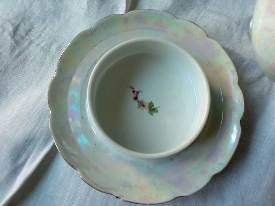 Porcelanowa Masłownica Ćmielów