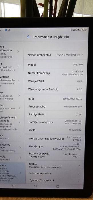 Tablet Huawei mediapad T5 3gb RAM , 4G LTE