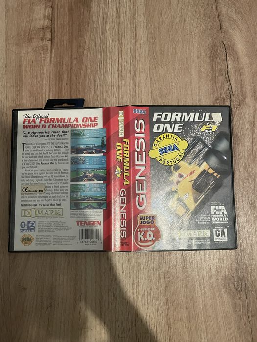 Jogo Formula One F1 Mega Drive (CIB)