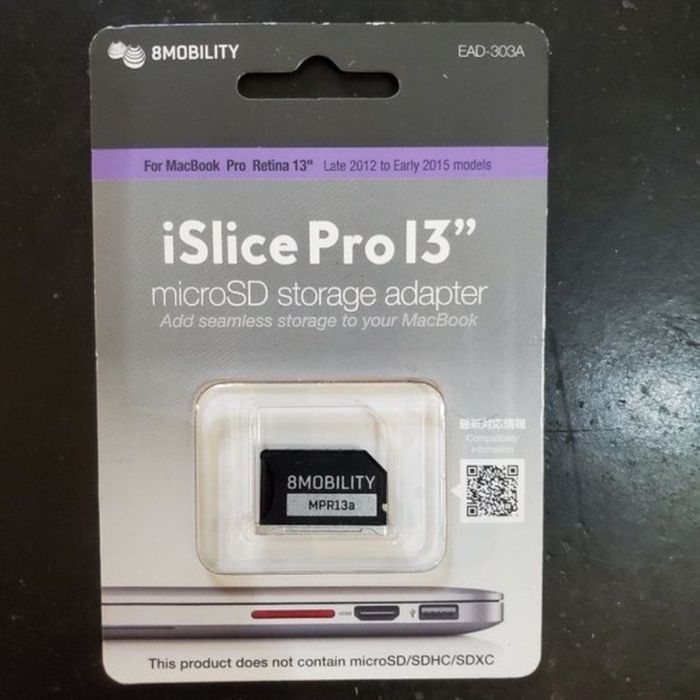 Islice pro adapter MacBook pro microSD 8mobility