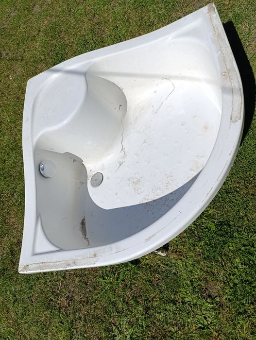 Kabina prysznicowa Brodzik KORFU półokrągły + drzwi przesuwne