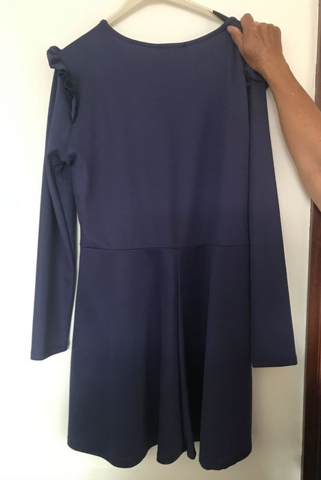 Vestido Azul Escuro Novo XXL
