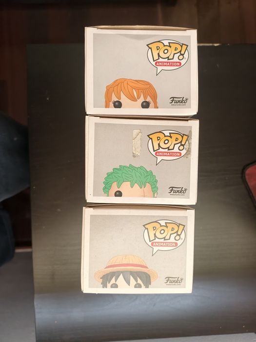 Funko pops one piece nami zoro luffy