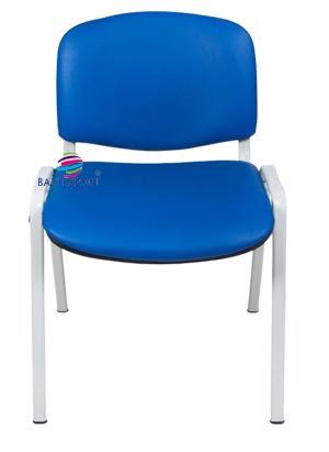 Cadeira Fixa 4 Pes Visitante Igrejas Multiusos Formação Estrut. CINZA