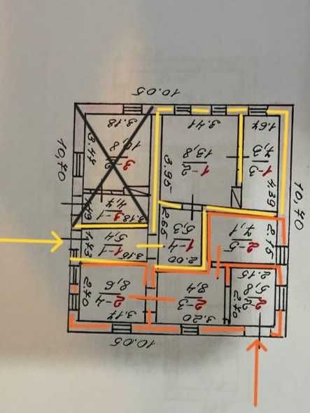 Продажа • 4к жилкопа • 61.7 м² • хоз. постройки • Центр города • #146495
