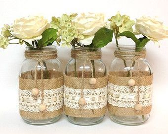 Frascos de Vidro Limpos para decoração ou armazenar alimentos