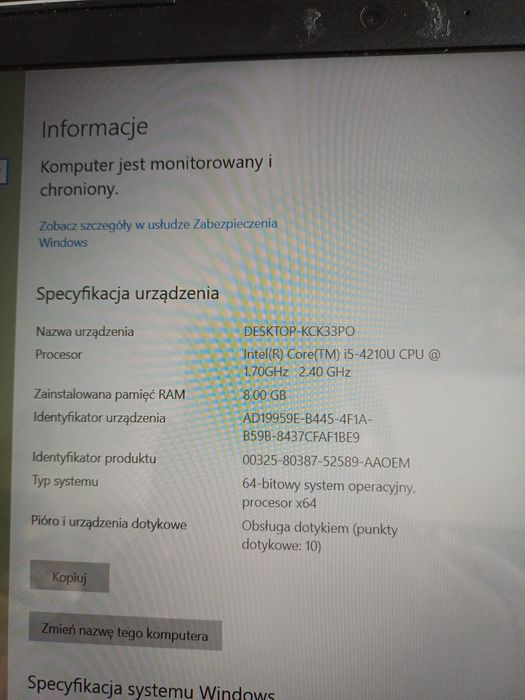 Laptop Dell Inspiron 5558