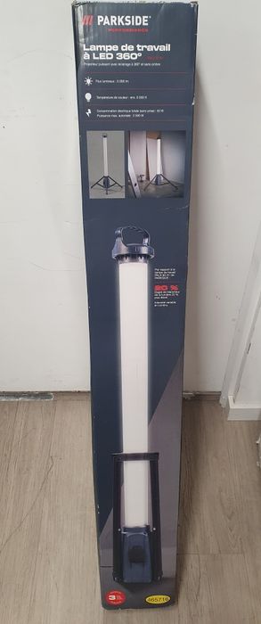 Lâmpada led com tripé de trabalho-PARKSIDE