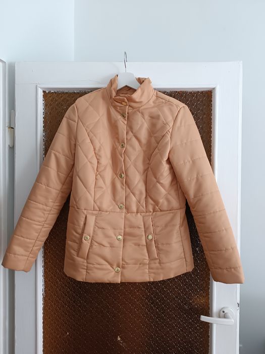 Kurtka pikowana pomarańczowa S