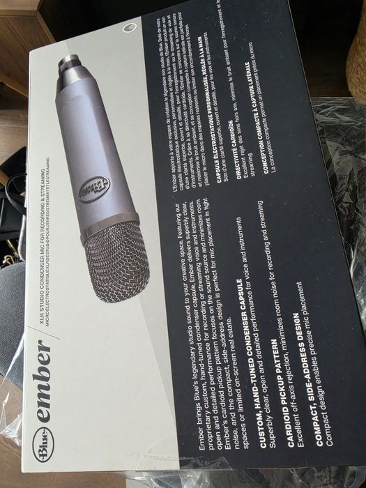 NOWY Mikrofon LOGITECH Blue Ember XLR Kardioidalny
