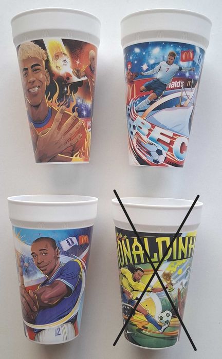 Copos McDonalds Mundial FIFA de Futebol 2026