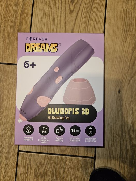Długopis 3D Drawing PEN Trójwymiarowy FOREVER DREAMS Bezprzewodowy

Dł