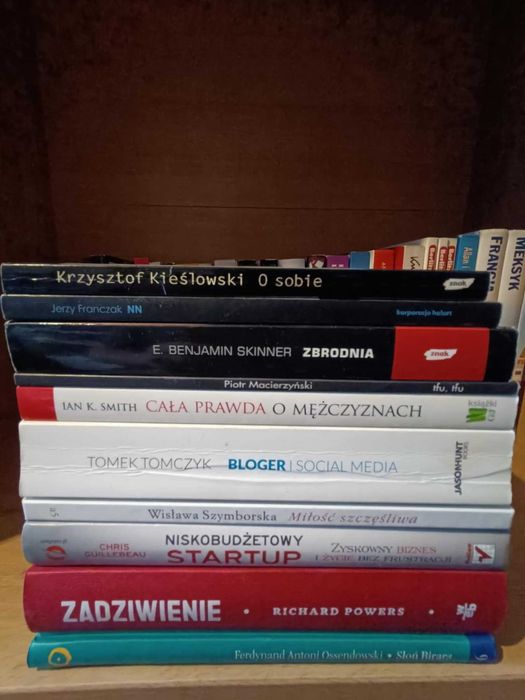 Zestaw 74 książek - różne gatunki