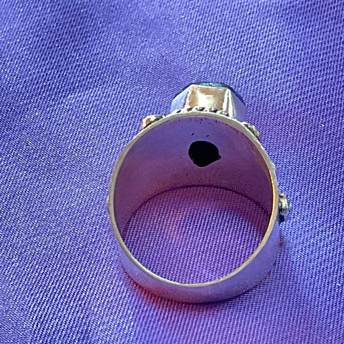 Anel prata medida de 17,5 m