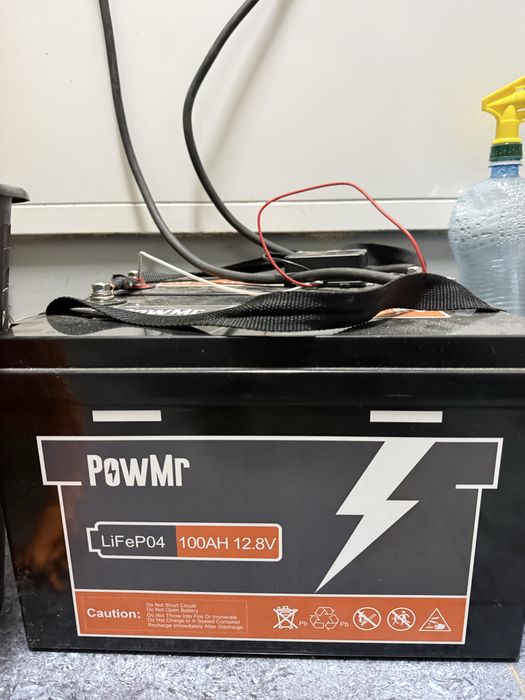 Акумулятор LiFePo4 (Літій-Залізо-фосфатний) PowMr 100Ah 12.8V LiFePo4