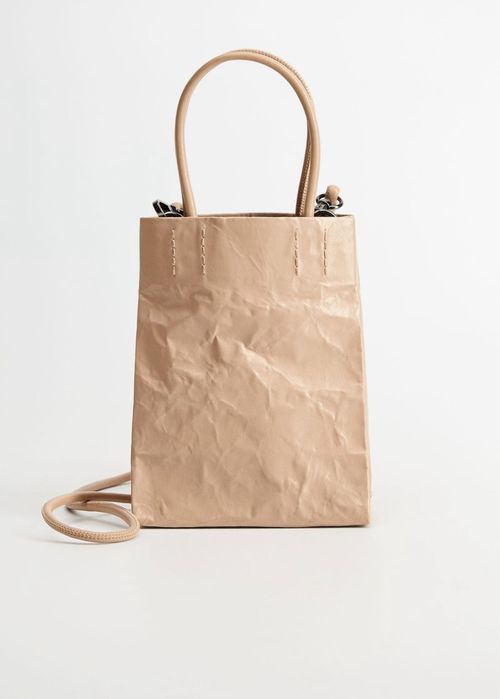 Сумка mango limited edition з жатим еффектом