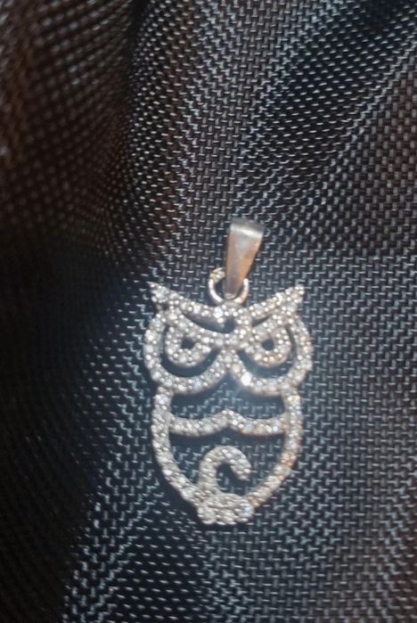 Pendente em prata contrastada