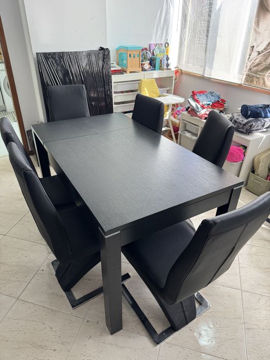 Mesa Preta Extensivel