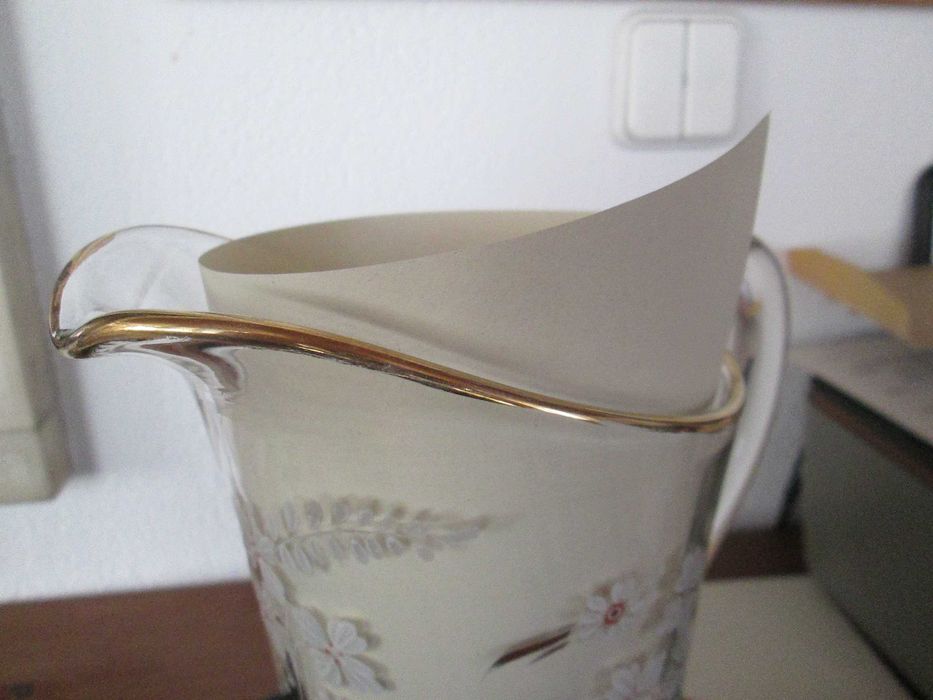 Hand-painted water pitcher - antique431394979326863362