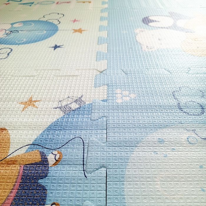 Mata podłogowa puzzle 6 sztuk
