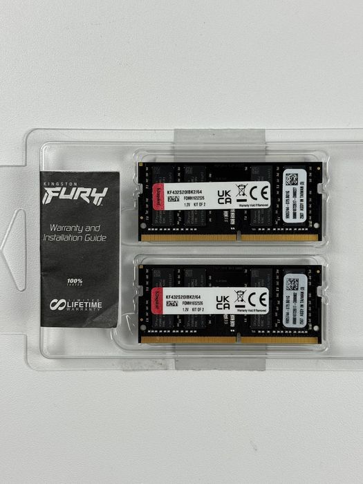 Оперативна пам'ять Kingston FURY Impact DDR4 SODIMM 2x32GB 3200MHz