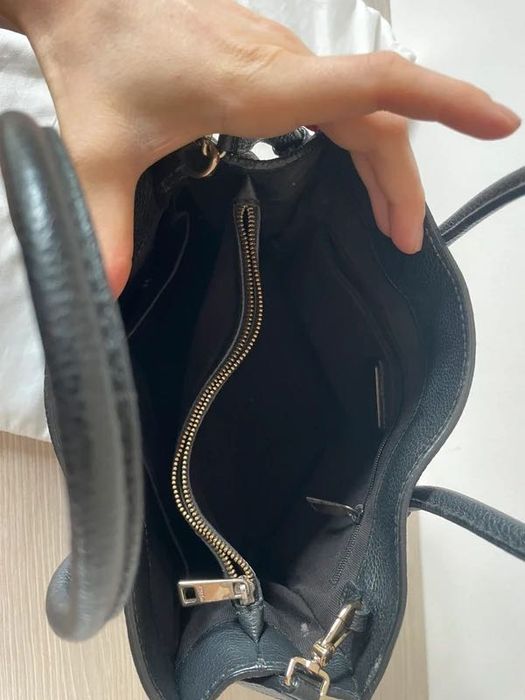 Furla amina tote skóra naturalna minimalizm klasyczna torebka jesień