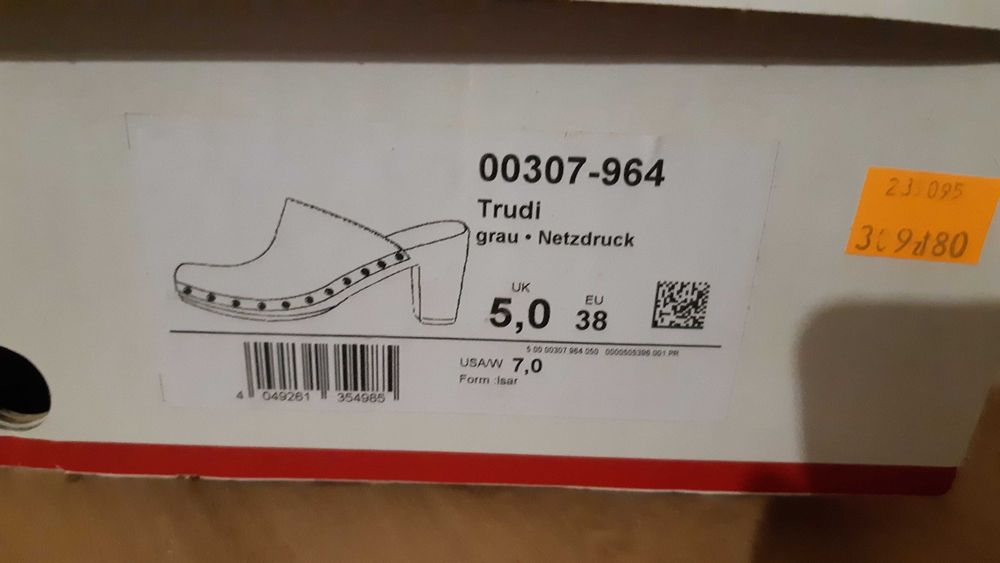 Buty Chodaki Berkemann rozm 38 nowe