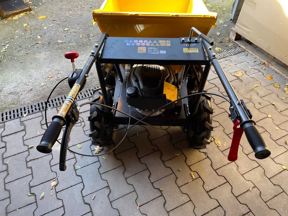 Taczka spalinowa mini wywrotka HIGHER wozidło spalinowe LONCIN 4,5 KM
