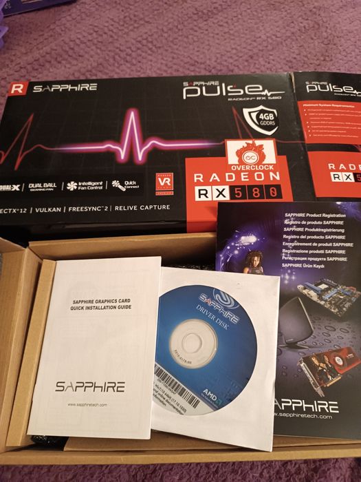 Karta Graficzna Gamingowa SAPPHIRE RADEON 580 4GB Stan BDB