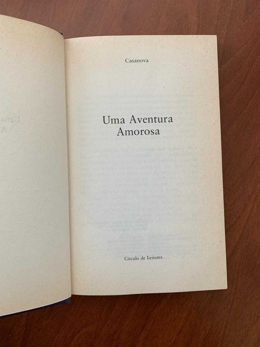 Uma Aventura Amorosa - Giacomo Casanova
