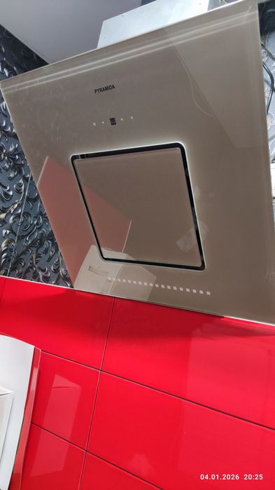 Нова Кухонна витяжка Pyramida HES 30 (D-600 MM) SAND /AJ