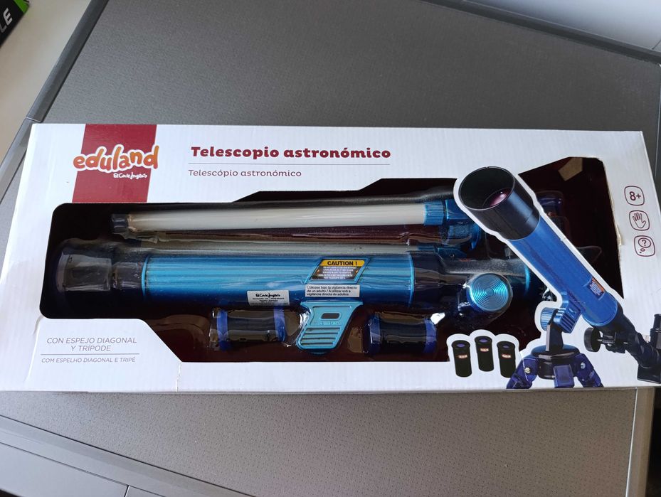Telescópio astronómico Eduland - brinquedo educativo - NOVO