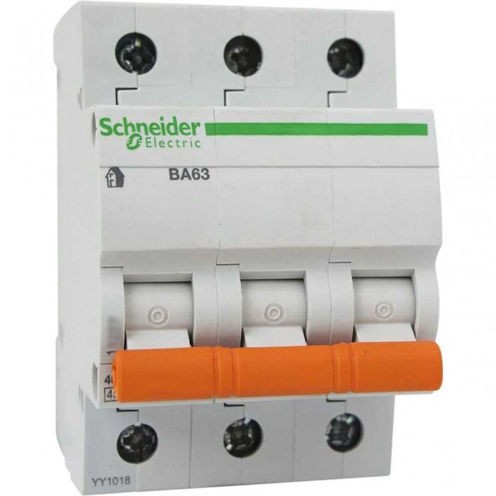 Schneider Electric ВА63 3П 32A C 4,5 кА, Болгарія Італія 11226