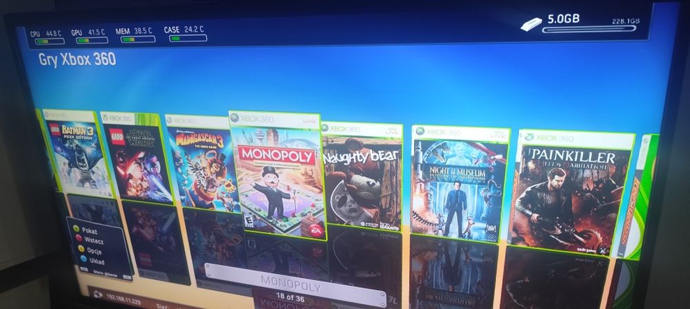 Xbox 360 slim 250 rgh3 lt pad po spa