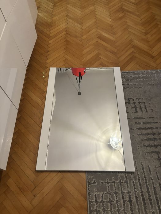 Lustro biale 92x65