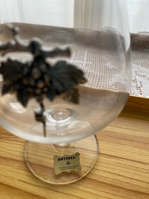 Balões de whiskey com aplicação em estanho