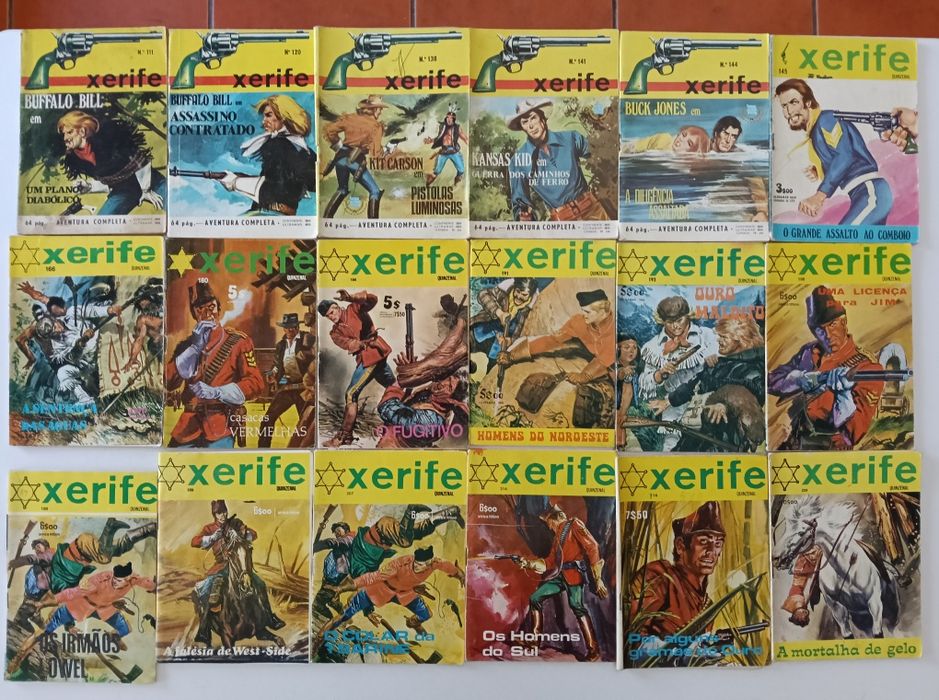 44  livros da Coleção Xerife