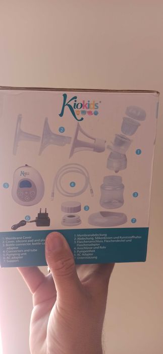 Bomba extração leite elétrica kiokids